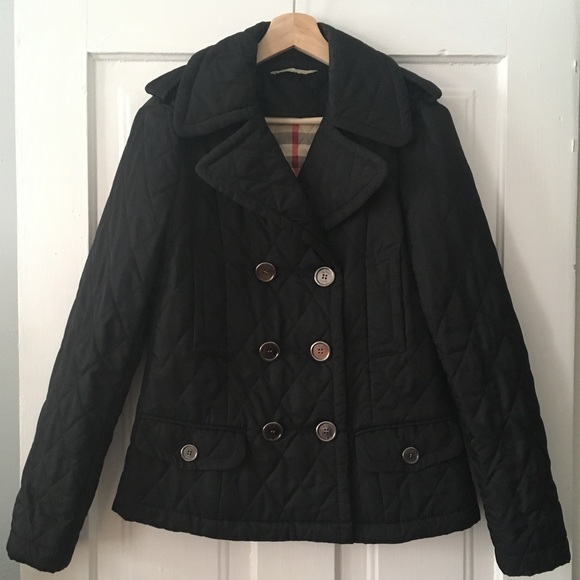 double breasted quilted jacket